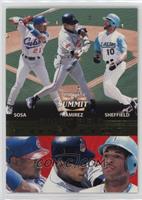 Sammy Sosa, Manny Ramirez, Gary Sheffield #/1,500