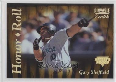 1996 Pinnacle Zenith - [Base] - Artist's Proof #143 - Gary Sheffield