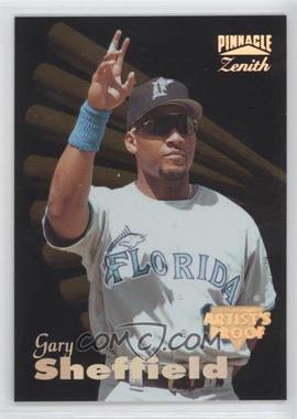 1996 Pinnacle Zenith - [Base] - Artist's Proof #21 - Gary Sheffield