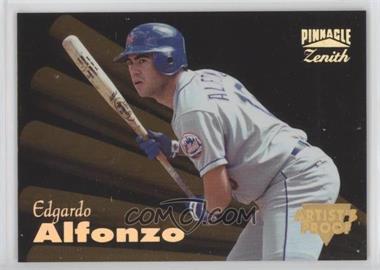 1996 Pinnacle Zenith - [Base] - Artist's Proof #65 - Edgardo Alfonzo