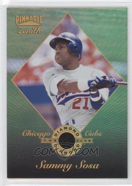 1996 Pinnacle Zenith - Diamond Club #12 - Sammy Sosa