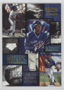 1996 Pinnacle Zenith - Mozaics #15 - Joe Carter, Carlos Delgado, Alex Gonzalez