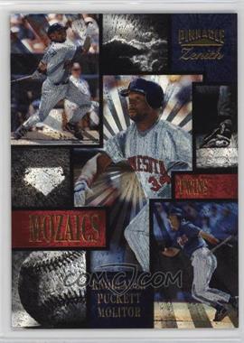 1996 Pinnacle Zenith - Mozaics #19 - Chuck Knoblauch, Kirby Puckett, Paul Molitor