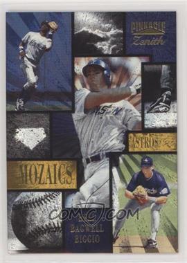 1996 Pinnacle Zenith - Mozaics #25 - Derek Bell, Jeff Bagwell, Craig Biggio [EX to NM]