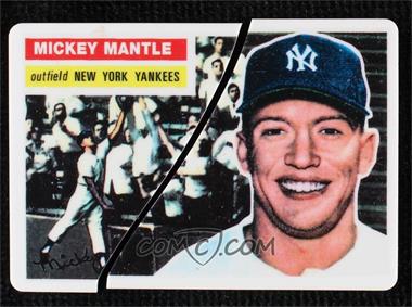 1996 R&N China Topps Porcelain Mickey Mantle Reprints - [Base] #135.3 - Mickey Mantle (Unnumbered) [Poor to Fair]