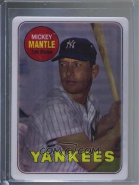 1996 R&N China Topps Porcelain Mickey Mantle Reprints - [Base] #500.1 - Mickey Mantle (Serial Number on Bottom Right) /2401 [Noted]