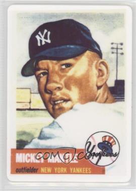 1996 R&N China Topps Porcelain Mickey Mantle Reprints - [Base] #82.1 - Mickey Mantle (Gray Back; Serial Number on Right Side; Numbered to 2401) /2401