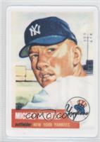 Mickey Mantle (White Back; Serial Number at Bottom Black Border on Back)