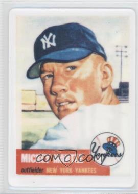 1996 R&N China Topps Porcelain Mickey Mantle Reprints - [Base] #82.3 - Mickey Mantle (White Back; Serial Number at Bottom Black Border on Back)