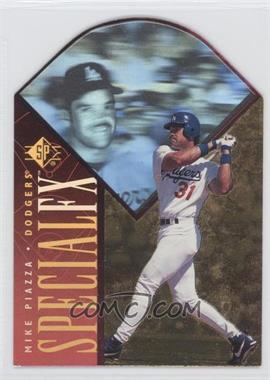 1996 SP - Holoview Special FX - Die-Cut #3 - Mike Piazza
