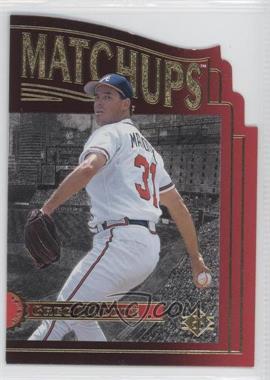 1996 SP - Marquee Matchups - Die-Cut #MM10 - Greg Maddux