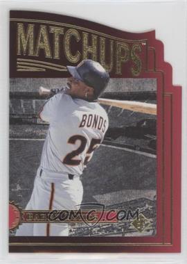 1996 SP - Marquee Matchups - Die-Cut #MM8 - Barry Bonds