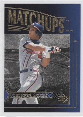 1996 SP - Marquee Matchups #MM18 - Chipper Jones