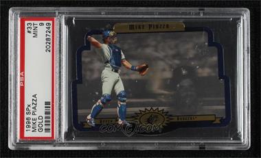 1996 SPx - [Base] - Gold #33 - Mike Piazza [PSA 9 MINT]