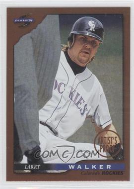 1996 Score - [Base] - Dugout Collection Series 1 Artist's Proof #13 - Larry Walker