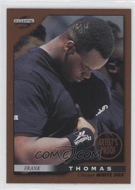 1996 Score - [Base] - Dugout Collection Series 1 Artist's Proof #20 - Frank Thomas