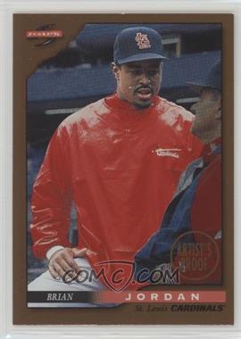 1996 Score - [Base] - Dugout Collection Series 1 Artist's Proof #21 - Brian Jordan [Noted]