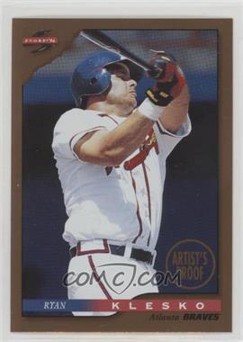 1996 Score - [Base] - Dugout Collection Series 1 Artist's Proof #3 - Ryan Klesko