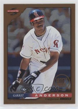 1996 Score - [Base] - Dugout Collection Series 1 Artist's Proof #34 - Garret Anderson