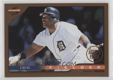 1996 Score - [Base] - Dugout Collection Series 1 Artist's Proof #62 - Cecil Fielder