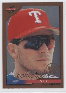 1996 Score - [Base] - Dugout Collection Series 1 Artist's Proof #92 - Benji Gil