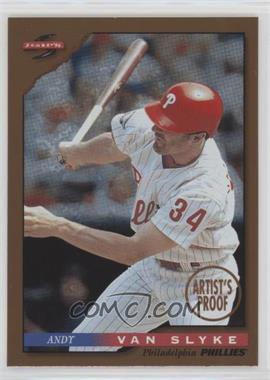 1996 Score - [Base] - Dugout Collection Series 1 Artist's Proof #97 - Andy Van Slyke