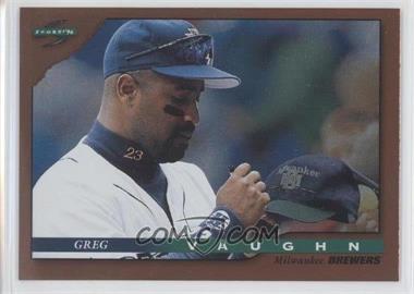 1996 Score - [Base] - Dugout Collection Series 1 #49 - Greg Vaughn