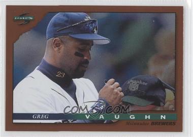 1996 Score - [Base] - Dugout Collection Series 1 #49 - Greg Vaughn