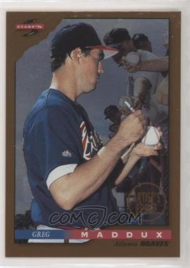1996 Score - [Base] - Dugout Collection Series 2 Artist's Proof #1 - Greg Maddux