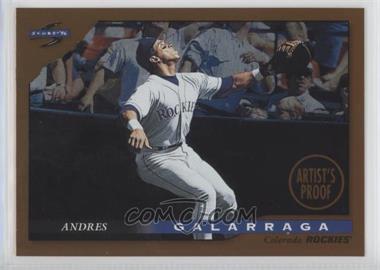 1996 Score - [Base] - Dugout Collection Series 2 Artist's Proof #54 - Andres Galarraga