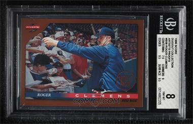 1996 Score - [Base] - Dugout Collection Series 2 Artist's Proof #58 - Roger Clemens [BGS 8 NM‑MT]