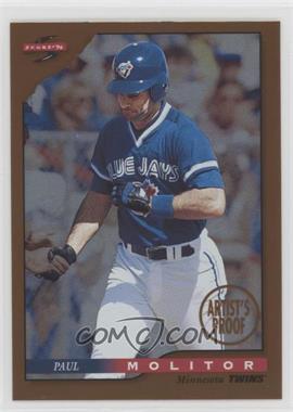 1996 Score - [Base] - Dugout Collection Series 2 Artist's Proof #8 - Paul Molitor