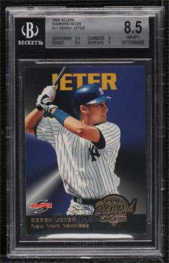 1996 Score - Diamond Aces #11 - Derek Jeter [BGS 8.5 NM‑MT+]