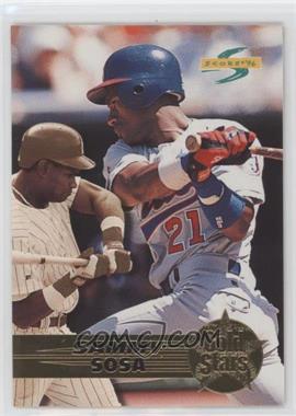 1996 Score - Gold Stars #20 - Sammy Sosa