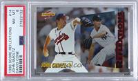 John Smoltz, David Cone [PSA 8 NM‑MT]