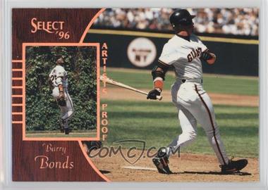 1996 Select - [Base] - Artist's Proof #101 - Barry Bonds