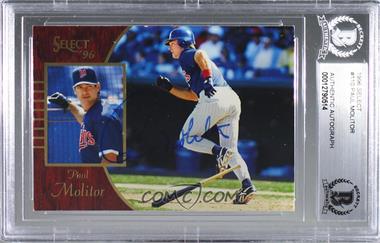 1996 Select - [Base] #110 - Paul Molitor [BAS Authentic]