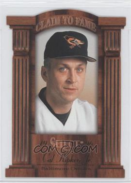 1996 Select - Claim to Fame #1 - Cal Ripken Jr. /2100