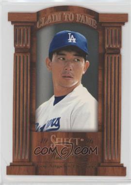 1996 Select - Claim to Fame #10 - Hideo Nomo /2100