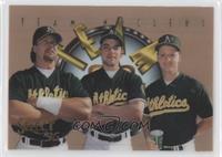 Mike Bordick, Terry Steinbach, Mark McGwire