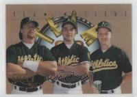 Mike Bordick, Terry Steinbach, Mark McGwire