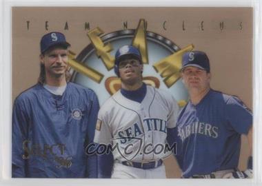 1996 Select - Team Nucleus #9 - Edgar Martinez, Ken Griffey Jr., Randy Johnson