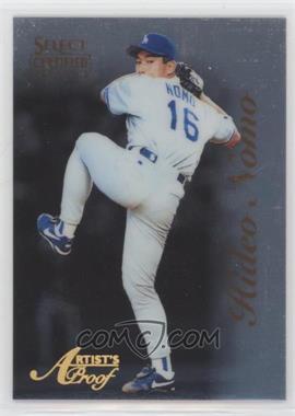 1996 Select Certified Edition - [Base] - Artist's Proof #13 - Hideo Nomo /500 [Noted]