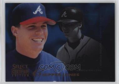 1996 Select Certified Edition - [Base] - Blue #142 - Chipper Jones /180