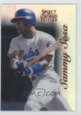 1996 Select Certified Edition - [Base] - Mirror Blue #59 - Sammy Sosa /45