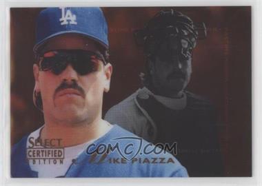 1996 Select Certified Edition - [Base] - Red #138 - Mike Piazza /1800