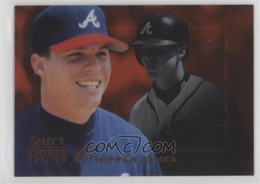 1996 Select Certified Edition - [Base] - Red #142 - Chipper Jones /1800