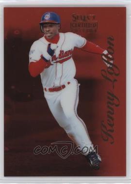 1996 Select Certified Edition - [Base] - Red #4 - Kenny Lofton /1800