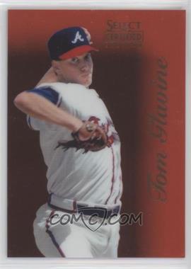 1996 Select Certified Edition - [Base] - Red #42 - Tom Glavine /1800 [EX to NM]