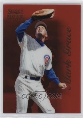 1996 Select Certified Edition - [Base] - Red #94 - Mark Grace /1800